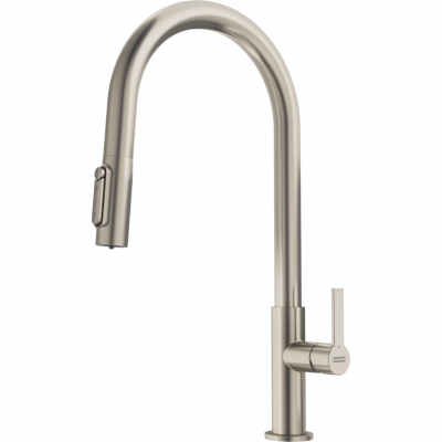 Bateria kuchenna Franke do wody filtrowanej Maris Slim Clear Water J pull-out Stal optyczna 120.0736.604
